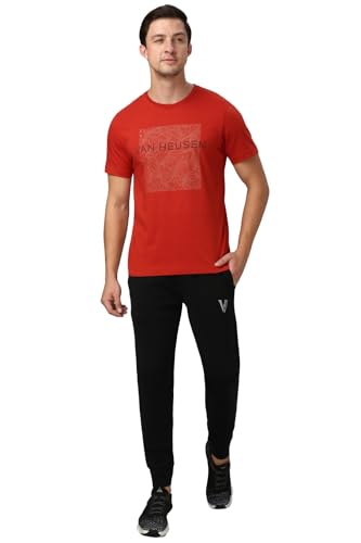 Image of Van Heusen Men's Athleisure Graphic T-Shirt - Comfortable Crew Neck| Soft Breathable Cotton Blend | Casual Wear Style | Summer Favorite | Style 60054