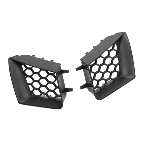 Rejilla de salida de aire delantera para Seat Ibiza 2002-2009 negra mate 5