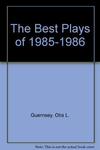 The Best Plays of 1985-1986 0396088163 Book Cover