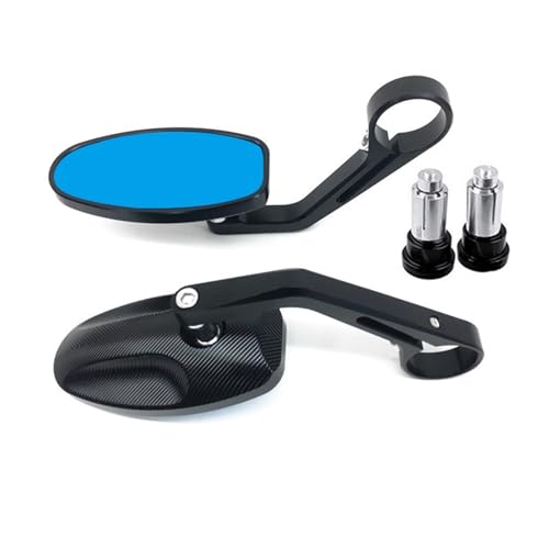 Motorrad Spiegel Für Aprilia Für Pegaso 650 Für Dorsoduro 750 Für Tuareg 660 RX125 Für Tuono Motorrad 7/8'' 22mm Griff Bar End Spiegel Rückspiegel Lenkerendenspiegel Motorrad