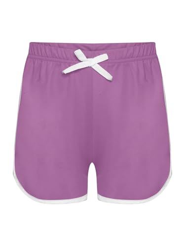 renvena Girls Contrast Color Sports Shorts Bowknot Shorts Quickly-Dry Trunks for Water Sports3