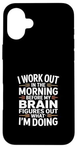 �ʔ������̃��[�N�A�E�g�uI Work Out Sarcasm Gag�v �X�}�z�P�[�X iPhone 16 Plus �p
