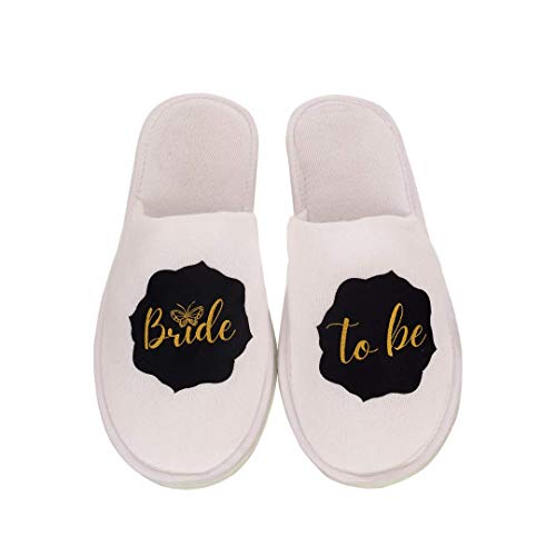 Image of BRIDE TO BE Home Slippers For Women And Props For Wedding Shoot & Gifting