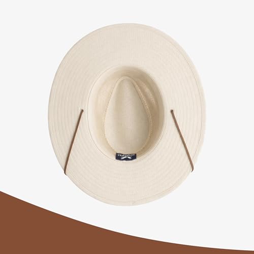 Image of Henschel Hats Original Aussie Breezer - Wide-Brim Sun Hat for Men with Adjustable Chin Cord | Perfect Men's Summer Hat