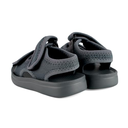 Image of MK MATT KEELY Unisex Kids Summer Slide Sandals Baby Comfort Anti-Slip Open Toe Adjustable Walking Beach Shower Shoes for Boys Girls