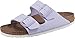 Price comparison product image Birkenstock Men's Arizona SFB Purple Fog, Nubuck Leather Slippers, 7 UK