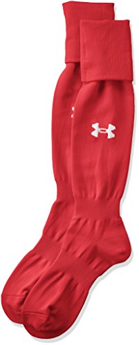 [アンダーアーマー] サッカーソリッドソックスIII(サッカー/ソックス) SSC3779 メンズ RED/WHT 日本 LG-(日本サイズL相当)