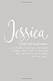 Jessica: Personalized Journal Notebook for Women (Custom Name Journal, Blank Journal, Personalized Gifts)