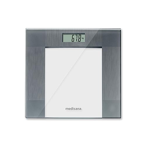 medisana PS 400 Bilancia pesapersone, Bilancia pesapersone digitale, Bilancia pesapersone per risultati di misurazione molto precisi, Sensori estensimetrici di alta precisione, Fino a 150 kg