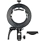 Godox S2 Bowens S-Type Blitzhalter Halterung für Godox V1 V860II AD200 AD400PRO TT350 TT685 Speedlite (S2)