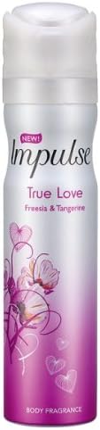 True Love Freesia & Tangerine Body Fragrance 6 x 75ml