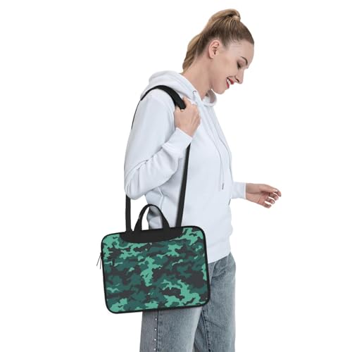 Bolso para laptop KHiry camuflaje azul miniatura 7