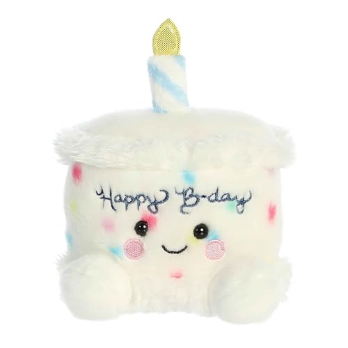 Aurora® Adorable Palm Pals™ Happy B'Day Cake Stuffed Animal - Fun Collectible Plush for Kids and Adult Collectors - Perfect for Decorating Rooms...