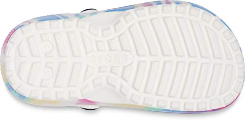 Crocs Unisex Child Kids' Classic Tie Dye Lined | Kids' Slippers Clog, Pastel Tie Dye, 4 Big Kid Us #TOP2
