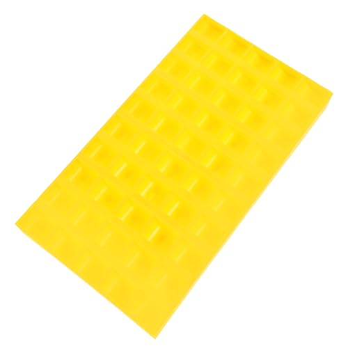 Caja Plástica Organizadora Reutilizable Amarilla para Monedas miniatura 1