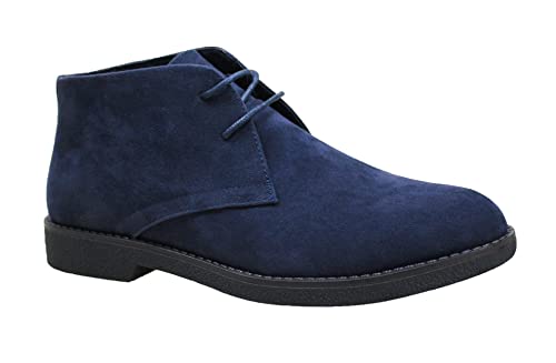 Scarpe Polacchine Uomo Invernali Class Scamosciate Artigianali Casual camoscio (41,