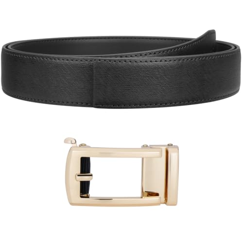Image of Labnoft Men's PU Leather Auto-lock Belt