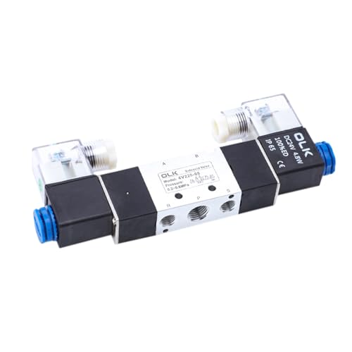 Vanne électromagnétique 5 voies 4V320-10 DC24V commande pneumatique