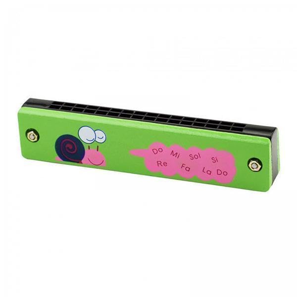 3xMusical Instrument Play Toy Cartoon Mouth Organ for Family Activity Beginner Green | Harmonicas | Folk & World | Wind & Woodwind-image-26