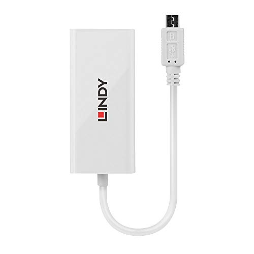 LINDY USB 2.0 Fast Ethernet Converter, White - Image 2