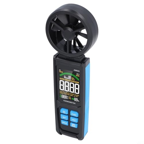 Anémomètre numérique portable avec écran LCD rétroéclairé AM620 - 8