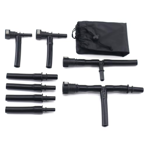 96-0190 Universal EVAP System Leak Detection Kit Compatible with Low Pressure Automotive Smoke Machine, Universal Vehicle Fuel System Diagnostic Tester Tool