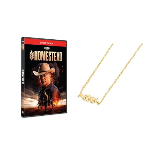 Homestead [DVD] (Bonus Edition) 2024 + Providence Necklace - Loaves & Fish Pendant Gold
