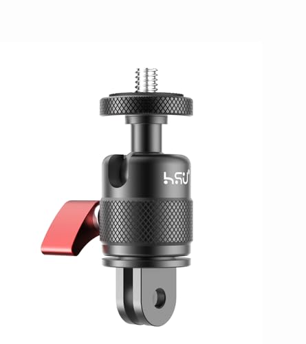 Support de caméra de 6,35 mm adaptateur de trépied rotatif HSU pour Sjcam