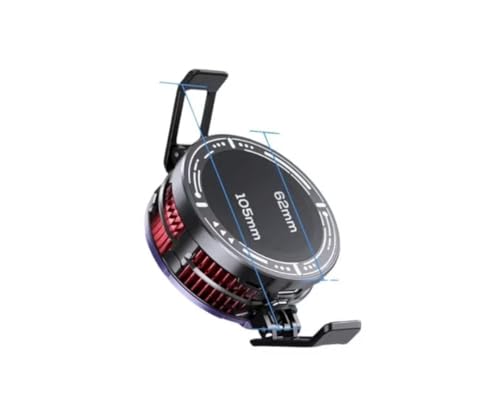 Phone Cooler CX08, Mobile Cooler For Gaming Gaming Cooler With Digital Display, Universal Phone Cooler Gaming Fan Cooling Fan For Mobile, Gaming Cooler For Mobile Suitable For Most Smartphones