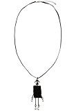 wilde 13 plus modellbahn Perlenhände und -füße Ulla Popken Damen große Größen Übergrößen Plus Size Kette, Model-Anhänger, Perlen schwarz 1Size 749751 10-1