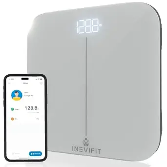 INEVIFIT Smart Premium Bluetooth Digital Bathroom Scale with BMI