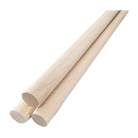 Barras redondas de madera maciza lisa de Ross Cover