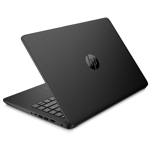 Image of HP Essential Laptop, 14 inch HD Touchscreen, AMD Ryzen 3 5300U, 32GB RAM, 1TB SSD, Webcam, HDMI, Wi-Fi 5, Windows 11 Home, Black