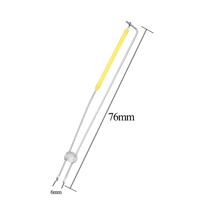 Bombilla De Filamento Led De 3v Y 38mm, Piezas De Lámpara, Filamento De Soldadura Por Puntos De Cerámica Blanca Cálida, Filamento De Lámpara, Chip De Bombilla Parcial De Diodo Led,warm White 50PCS,3V