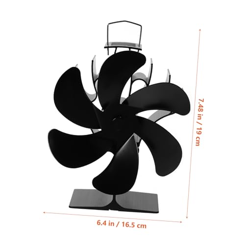 Ventilateur de poêle Hemobllo pour maison chauffée et cheminée chaleureuse