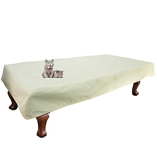 Saking 8' Pool Table Cover, 100% Waterproof Heavy Duty Scratch-Resistant Billiard Furniture Top