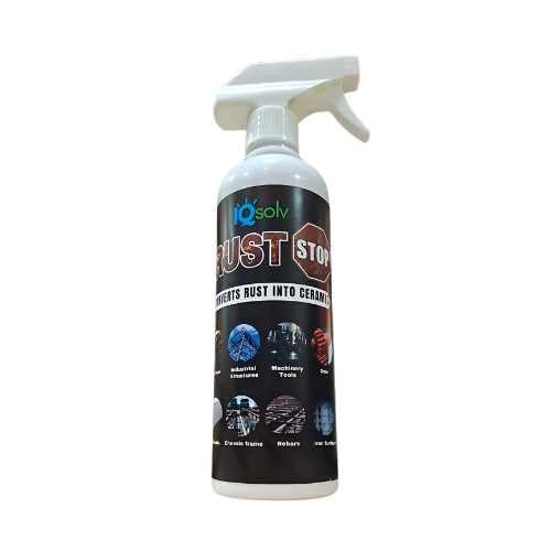 IQslv RUSTO STOP: (500g) Advanced Rust Converter | Electrochemical Neutralizer | Forms Protective Black Coating | Advanced rustproofing solution for iron and rusted surfaces | Ideal for Metal Surfaces & Corrosion Control-image-19