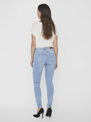 Image of VERO Moda Women High Rise Skinny Fit Light Fade Stretchable Jeans