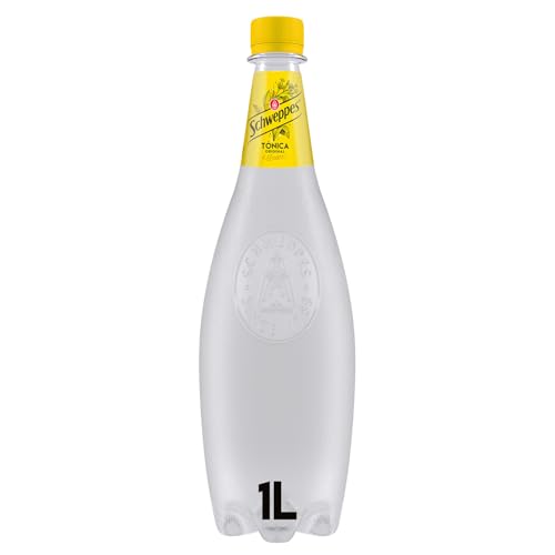 Schweppes Tónica Original, Bebida Refrescante - Botella PET 1L