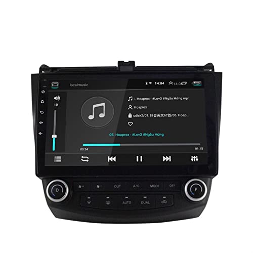 JINFOLI 10.1 pollici Android 10.0 2 Din Autoradio Lettore multimediale 4G 64G DSP Navigazione GPS No DVD Stereo Adatto, for Accord, 7 2003-2007 Impianto audio stereo per auto(2GB 32GB WIFI)