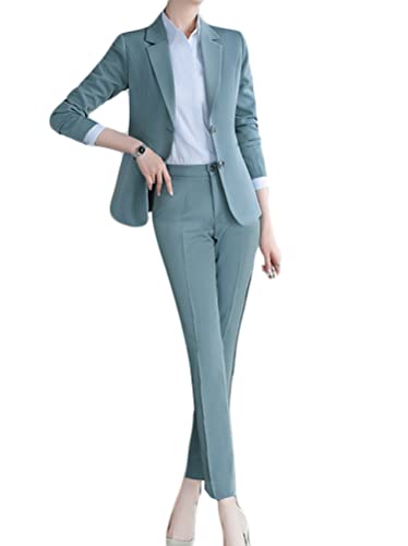 Tailleur Femme 2 Pièces élégant - Blazer Et Pantalon Pour Bureau