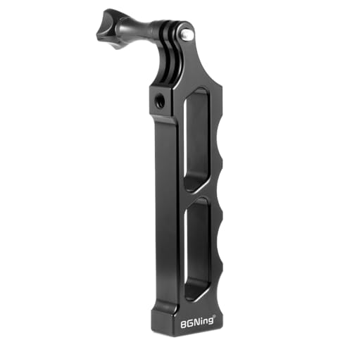 Trípode triple CNC con agarre extendido compatible con cámaras GoPro 2