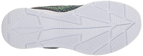 Skechers Boy's Glide Step Sneaker, Charcoal/Lime, 6 Big Kid #TOP3