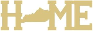 Home Kentucky Cutout Unfinished Wood Home Decor Door Hanger Everyday MDF Shaped Canvas Style 2 (18")