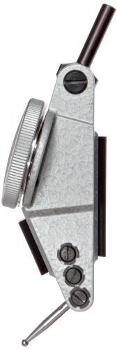 TESA Brown & Sharpe 74.111373 Interapid 312 Dial Test Indicator, White Dial, Horizontal Type, M1.7 x 4 Thread, 0-4-0 Reading, 1.2" Dial Dia, 0"-0.016" Range, 0.0001" Gradu, +/-0.000.157" Accu - Thumbnail 2
