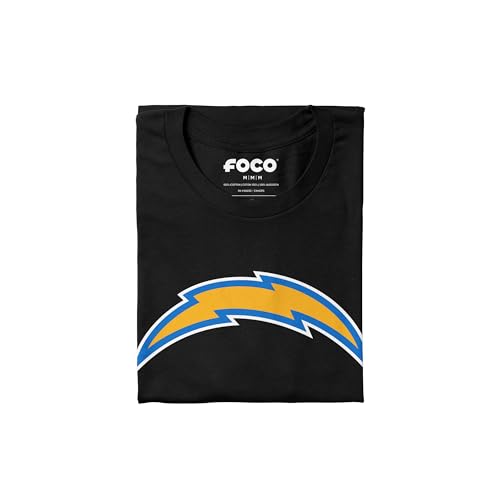 Image of FOCO Men's NFL Team Primary Logo Black Short Sleeve T-Shirt