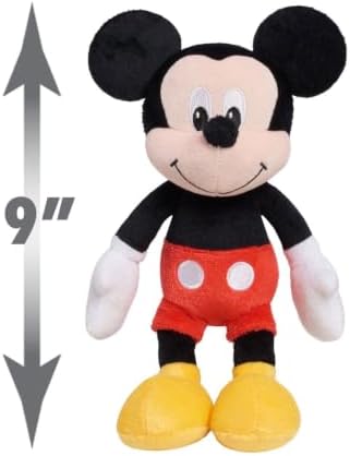 Disney Junior Mickey Mouse Bean Plush Mickey Mouse Stuffed Animal, Officially Licensed Kids Toys for Ages 2 Up, by Just Play - 2