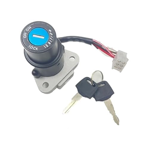 Barillet de contact pour KLR-650 (1987-2007) avec kit de clé moto 6 fils