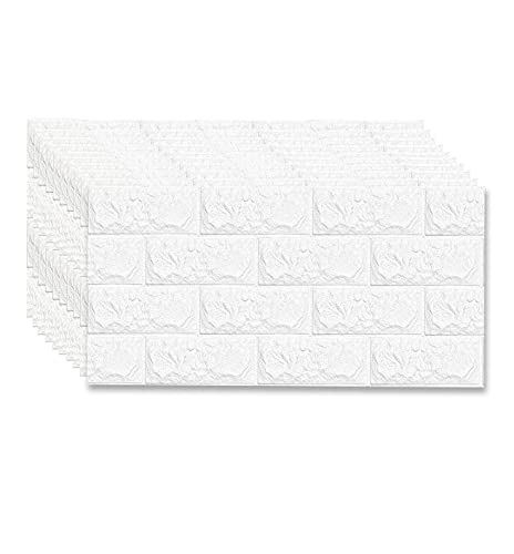 Bibykivn 10 Stück 3d wandpaneele - Ziegel Steinoptik, klebetapete...