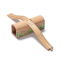 SainSmart Jr. Premium Wooden Train Track Set | 52-Piece Expandable 18FT Wood Railway System | Thomas & Brio Compatible with Storage Box | Ideal Gift for Kids 3-7